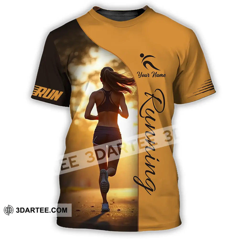 Unisex Shirt - Custom Running 3D Shirt - T-Shirt / S - T-shirt