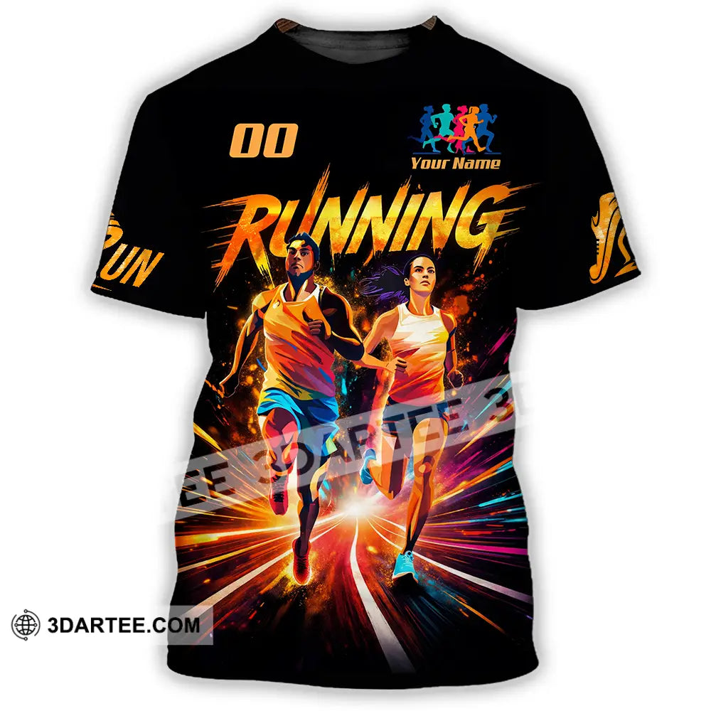 Unisex Shirt - Custom Running 3D Shirt - T-Shirt / S - T-shirt