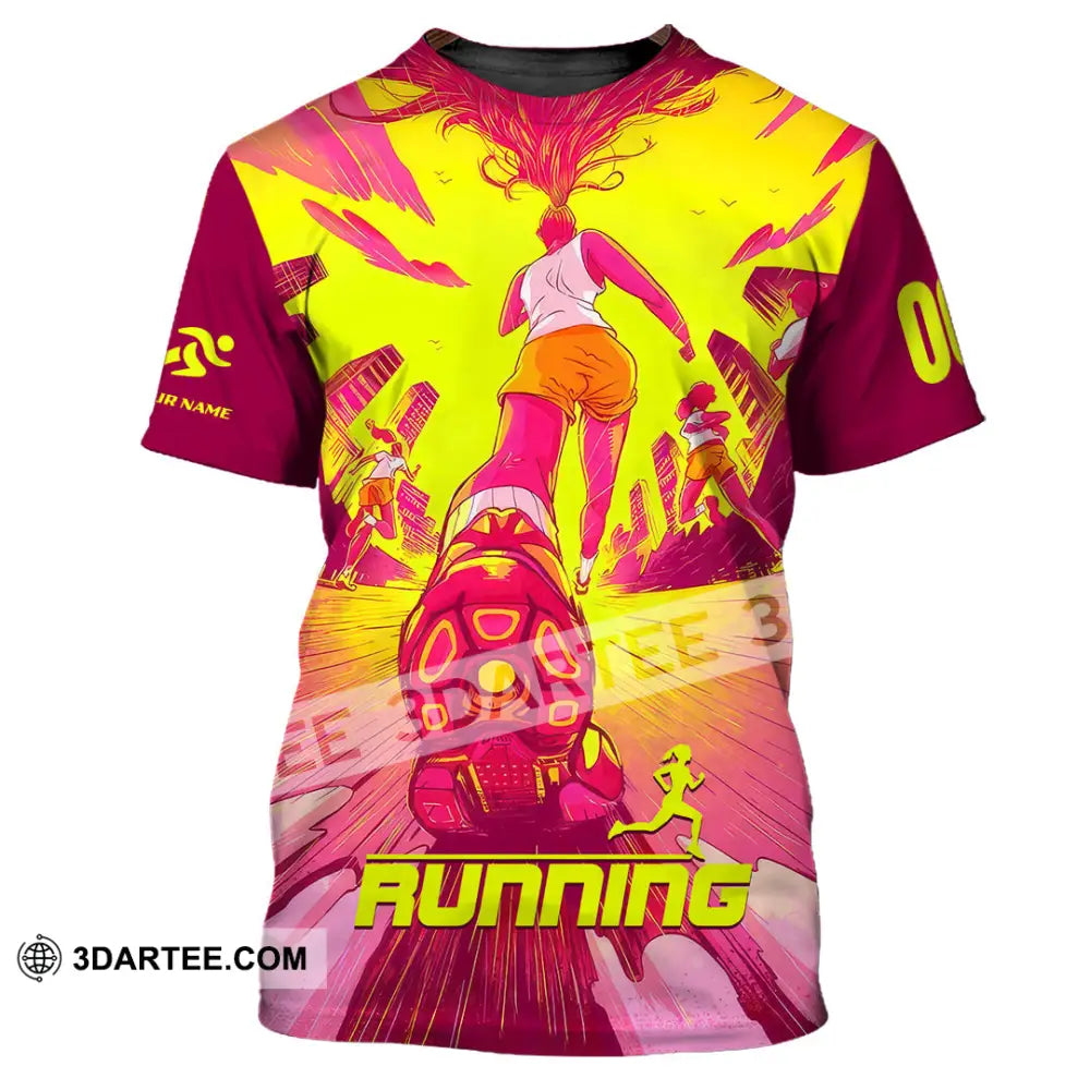 Unisex Shirt - Custom Running 3D Shirt - T-Shirt / S - T-shirt
