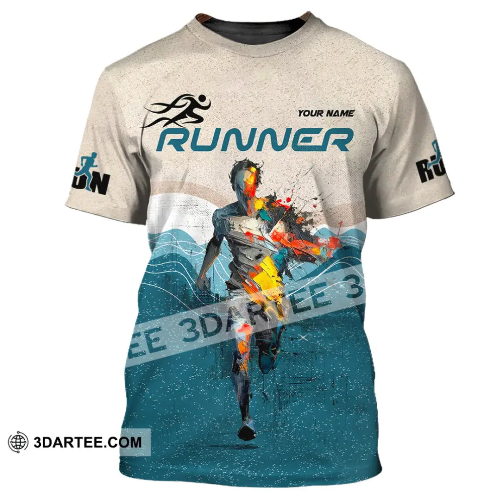 Unisex Shirt - Custom Running 3D Shirt - T-Shirt / S - T-shirt