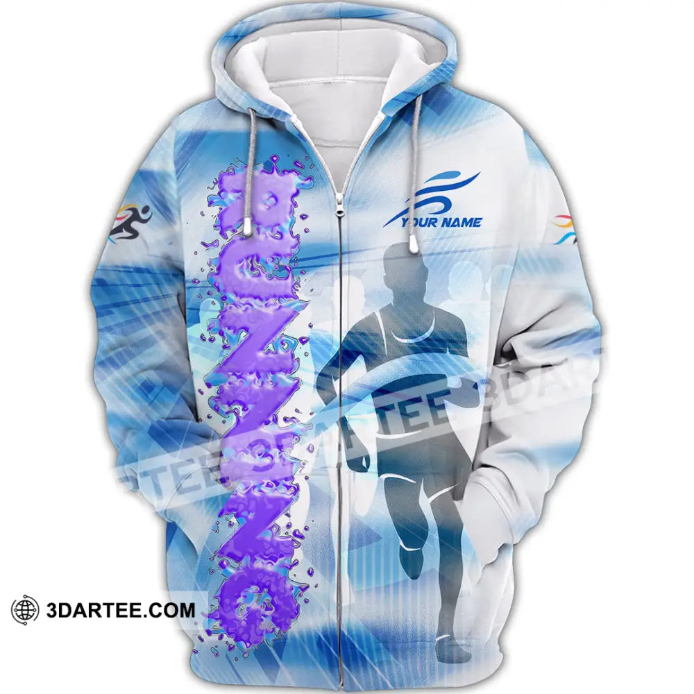 Unisex Shirt - Custom Running 3D Shirt - Zipper Hoodie / S - T-shirt