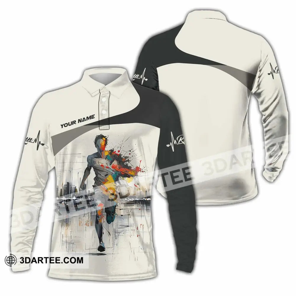 Unisex Shirt - Custom Running Shirt - Long Sleeve Polo / S - T-shirt