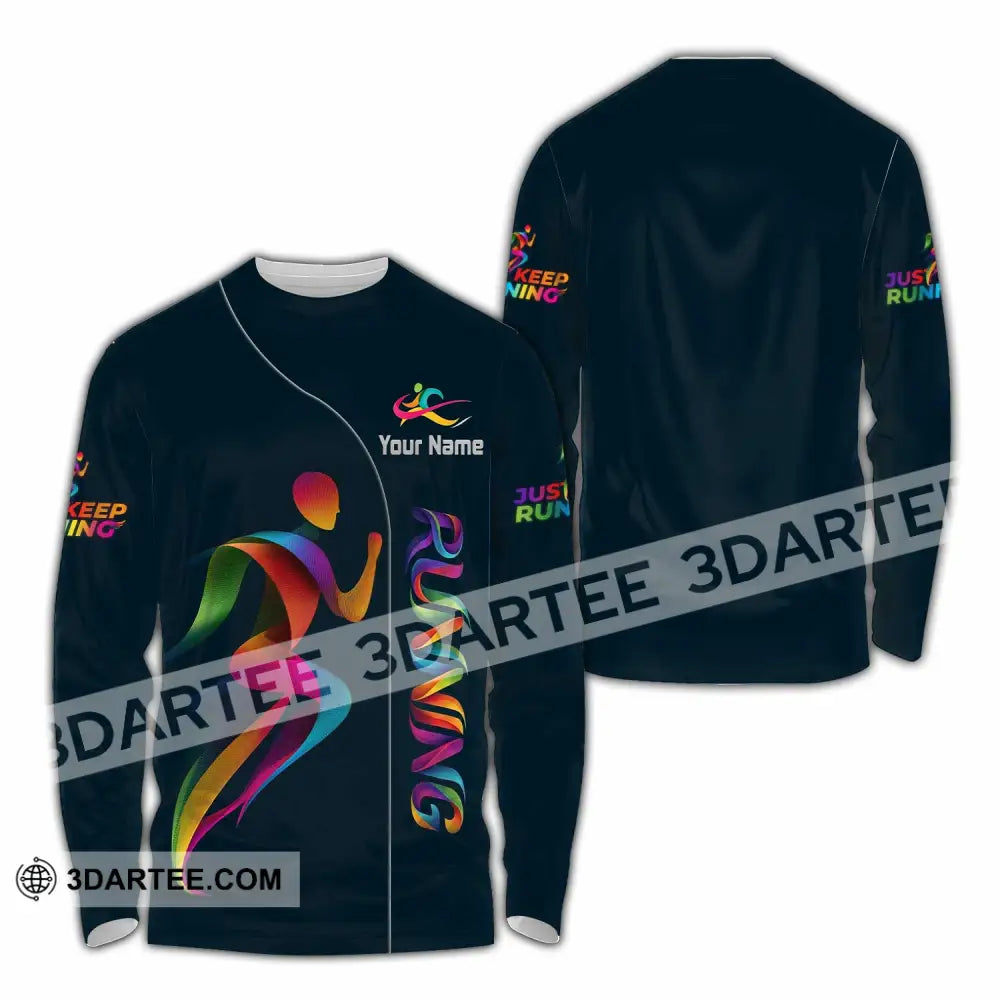 Unisex Shirt - Custom Running Shirt - Long Sleeve Shirt / S - T-shirt