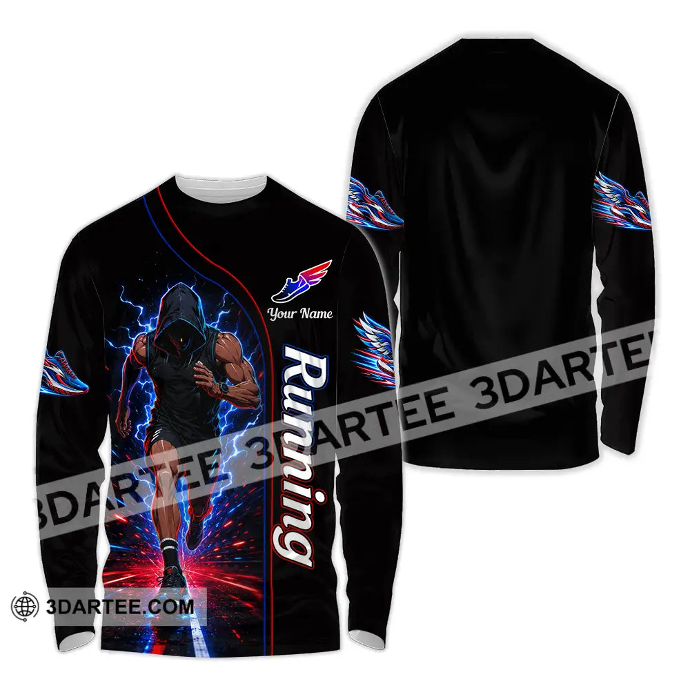 Unisex Shirt - Custom Running Shirt - Long Sleeve Shirt / S - T-shirt