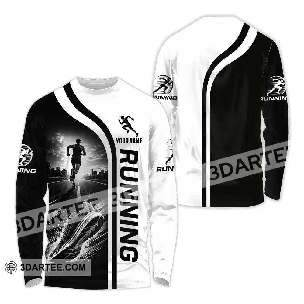 Unisex Shirt - Custom Running Shirt - Long Sleeve Shirt / S - T-shirt