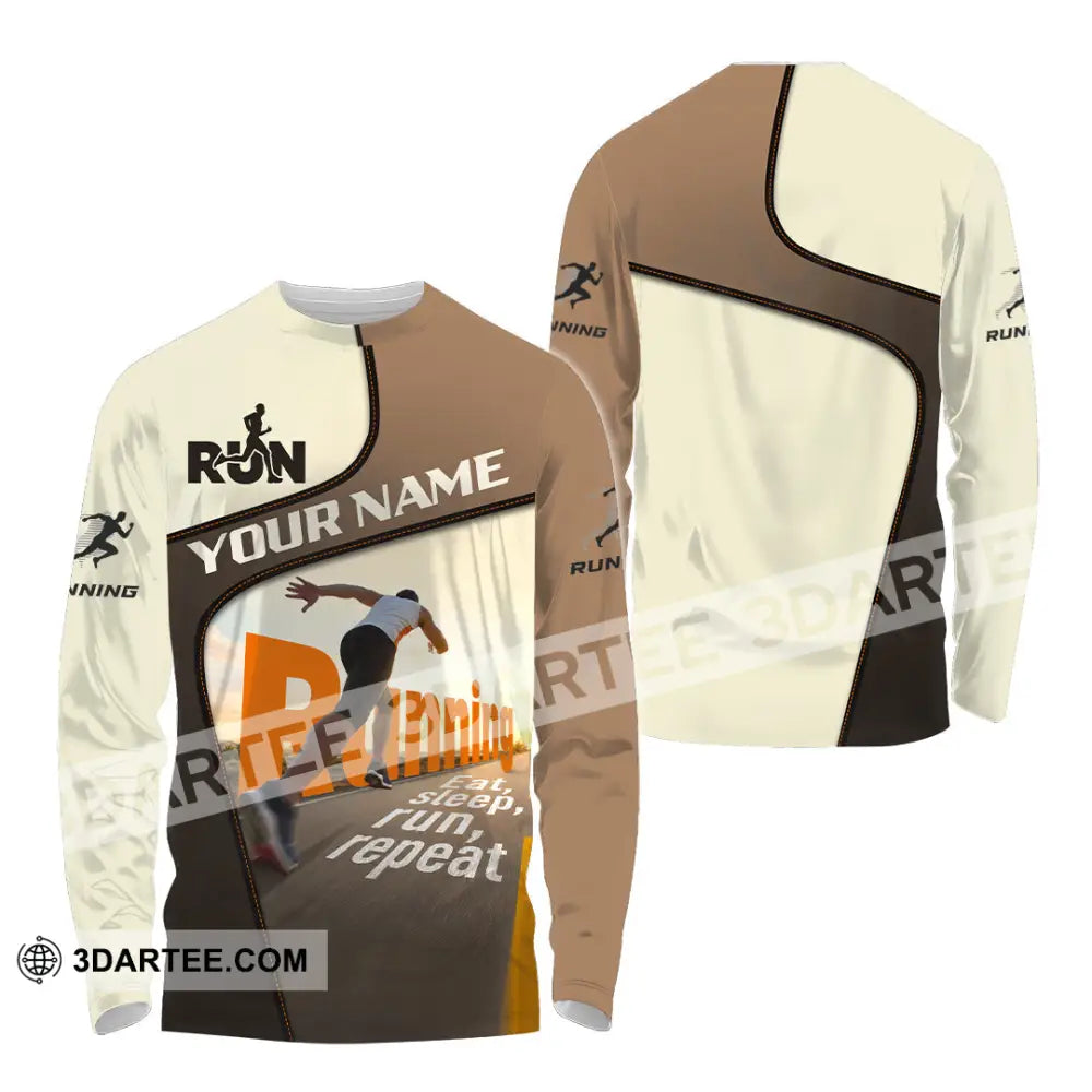 Unisex Shirt - Custom Running Shirt - Long Sleeve Shirt / S - T-shirt