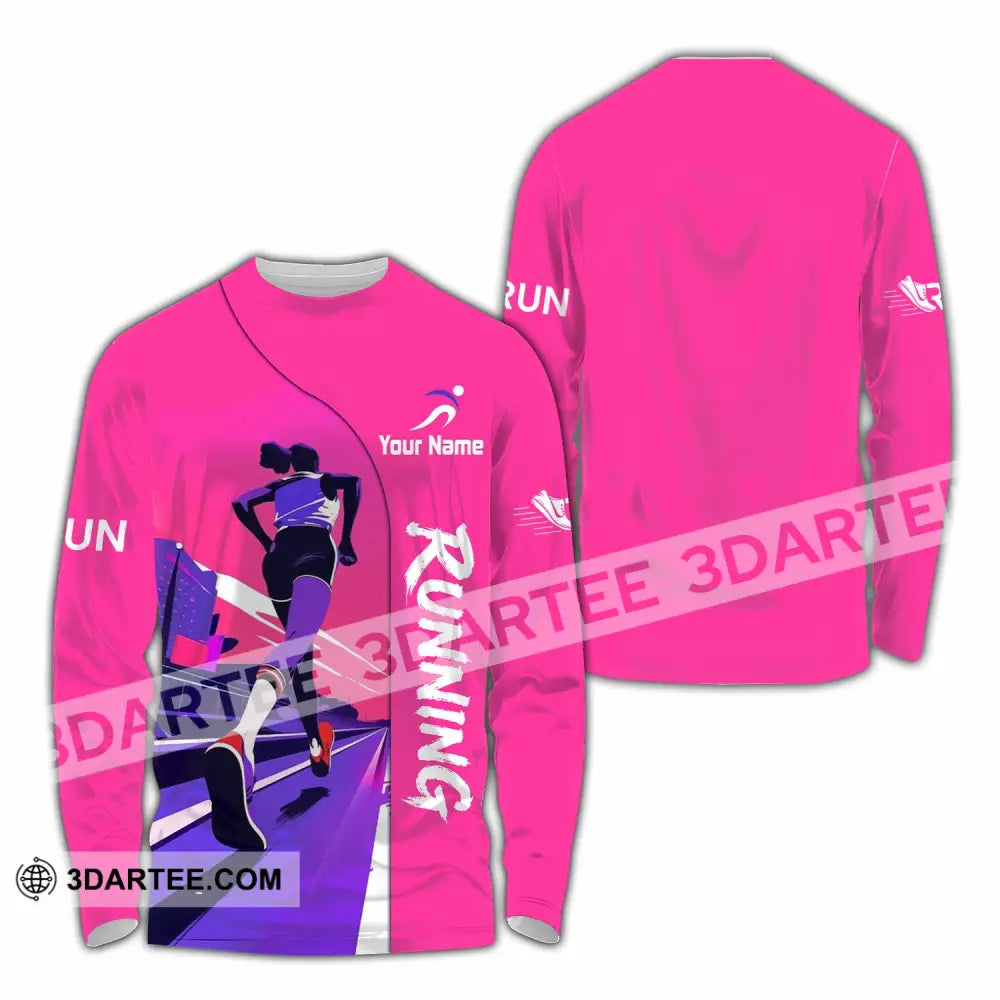 Unisex Shirt - Custom Running Shirt - Long Sleeve Shirt / S - T-shirt