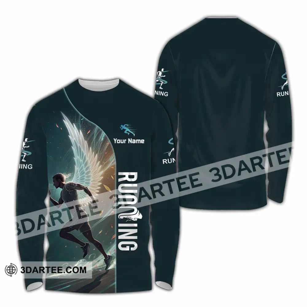 Unisex Shirt - Custom Running Shirt - Long Sleeve Shirt / S - T-shirt