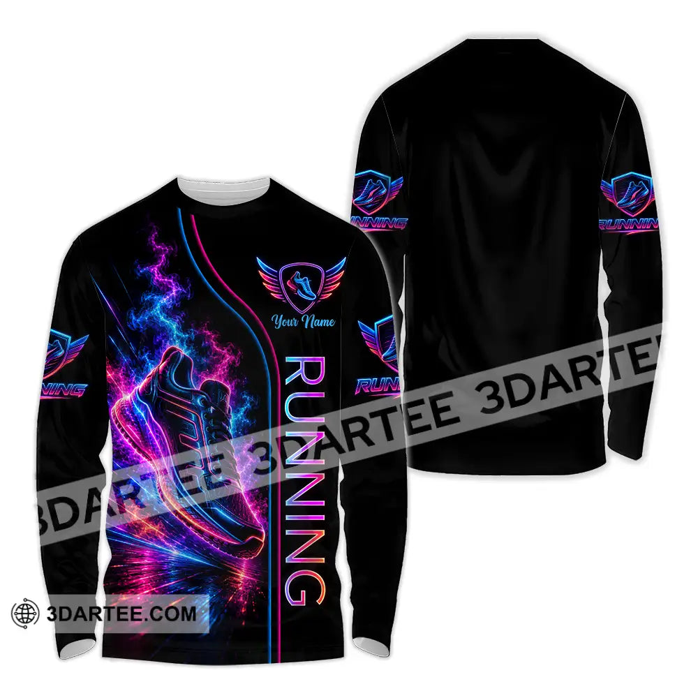 Unisex Shirt - Custom Running Shirt - Long Sleeve Shirt / S - T-shirt
