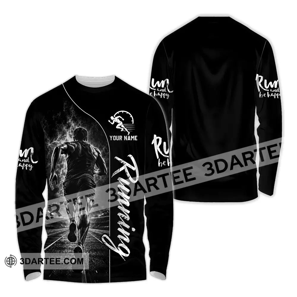 Unisex Shirt - Custom Running Shirt - Long Sleeve Shirt / S - T-shirt