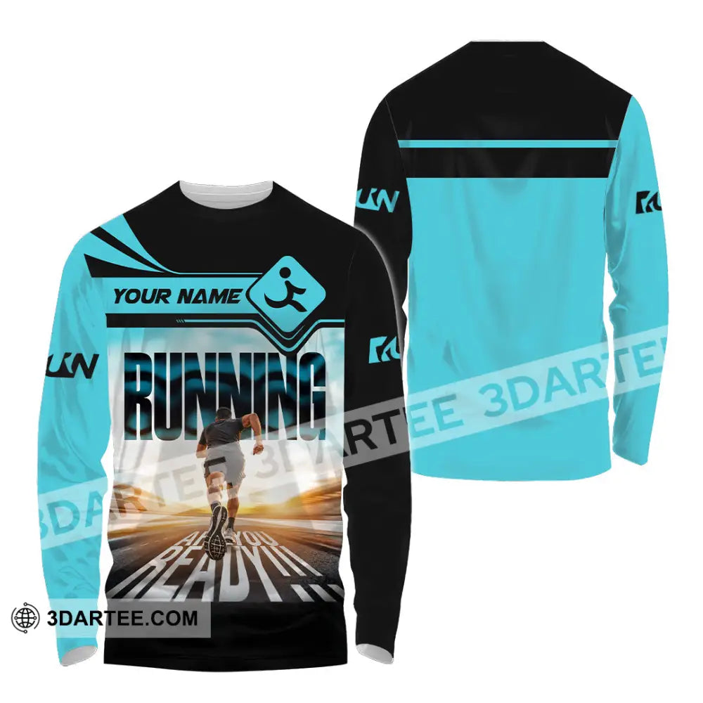 Unisex Shirt - Custom Running Shirt - Long Sleeve Shirt / S - T-shirt