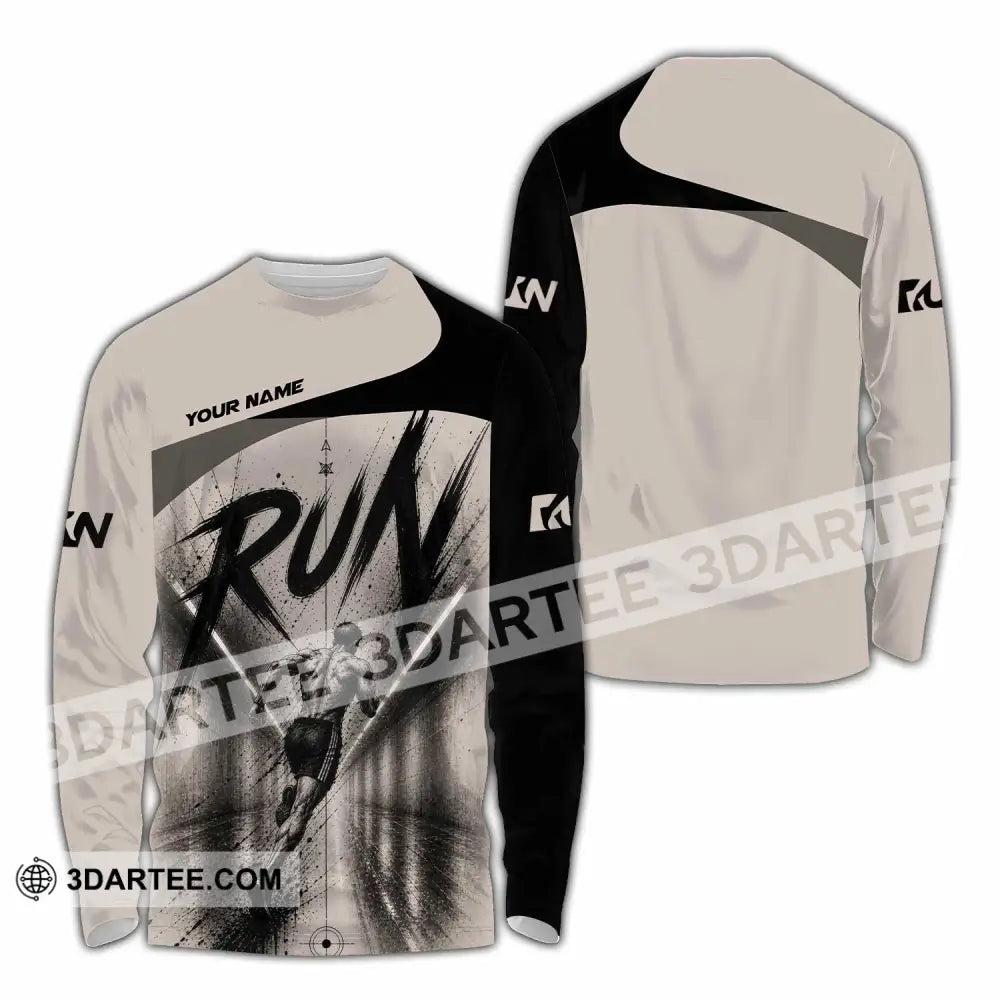 Unisex Shirt - Custom Running Shirt - Long Sleeve Shirt / S - T-shirt