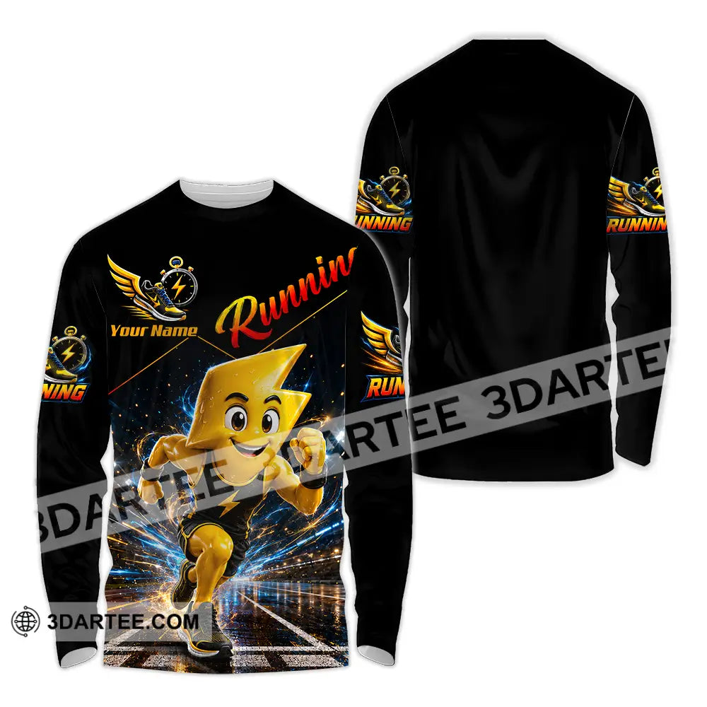 Unisex Shirt - Custom Running Shirt - Long Sleeve Shirt / S - T-shirt