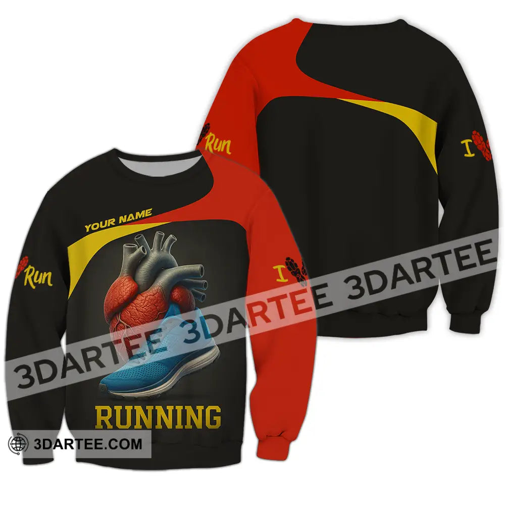 Unisex Shirt - Custom Running Lover Runner Shirt Long Sleeve / S T-shirt