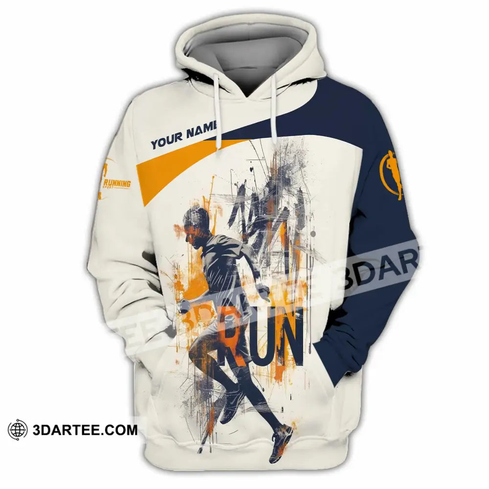 Unisex Shirt - Custom Running Never Give Up 3D Shirt Hoodie / S T-shirt