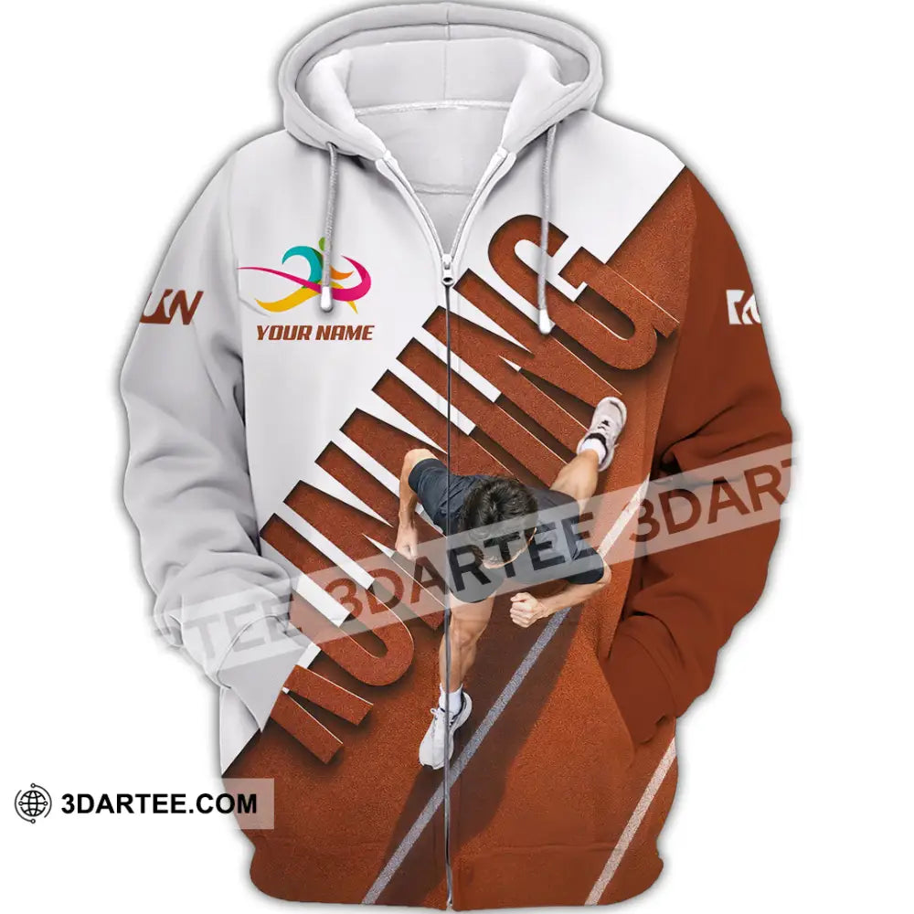 Unisex Shirt - Custom Running Shirt - Zipper Hoodie / S - T-shirt