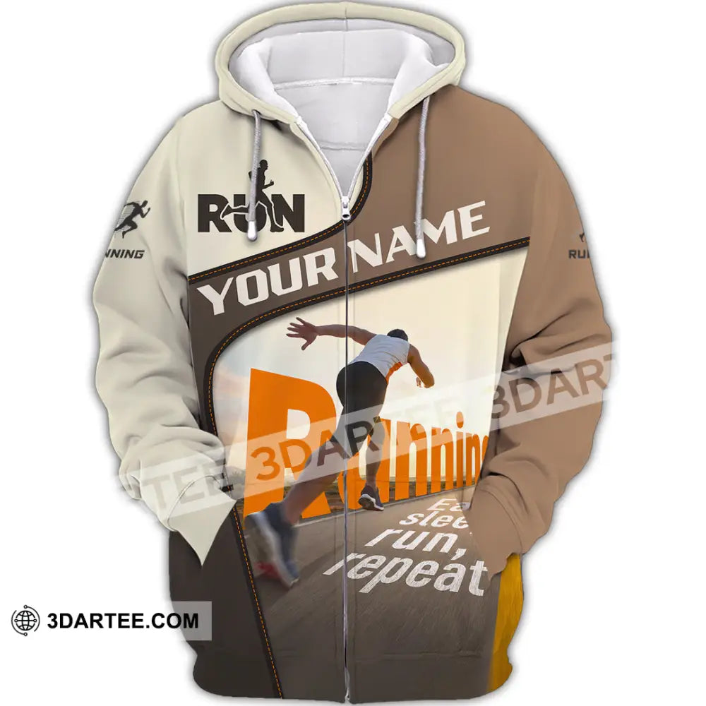 Unisex Shirt - Custom Running Shirt - Zipper Hoodie / S - T-shirt