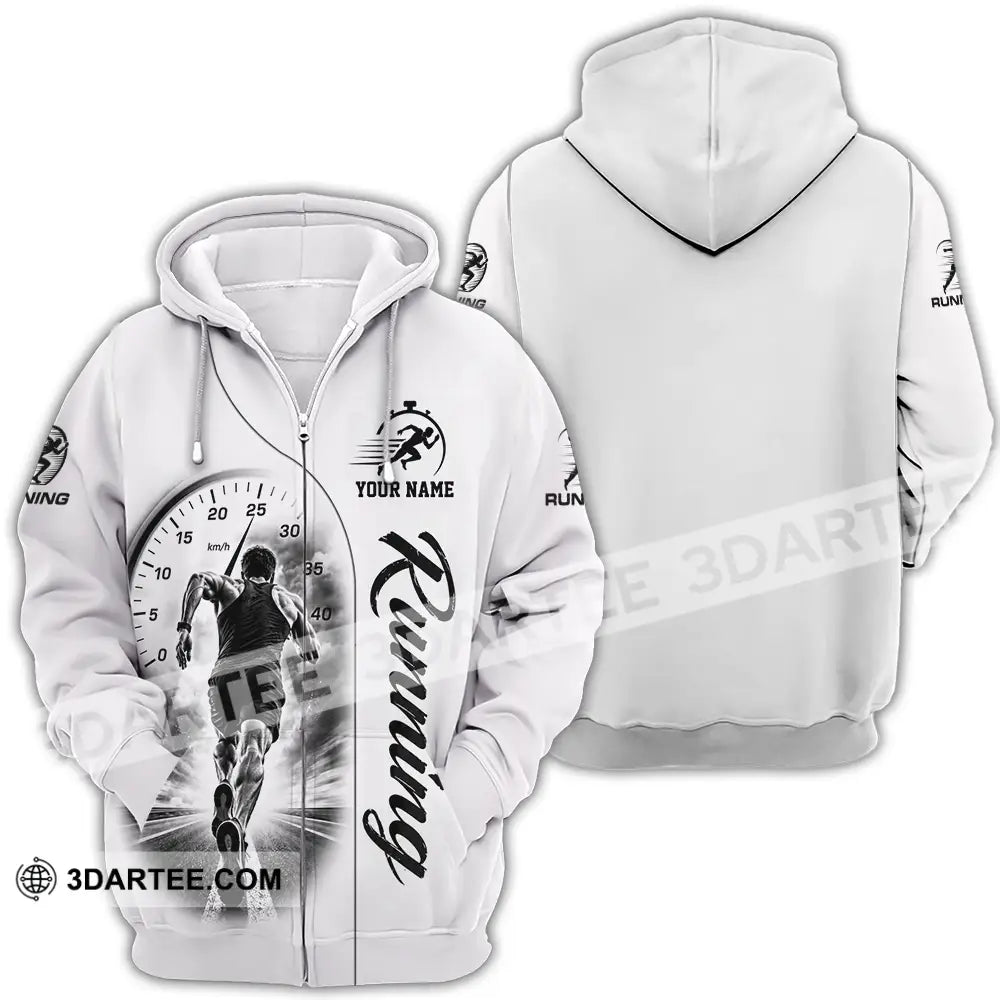Unisex Shirt - Custom Running Shirt - Zipper Hoodie / S - T-shirt