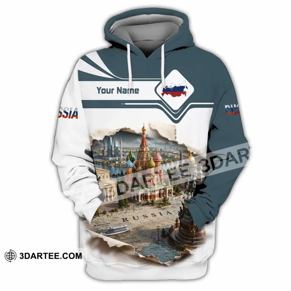 Unisex Shirt - Custom Russia Shirt - Hoodie / S - T-shirt