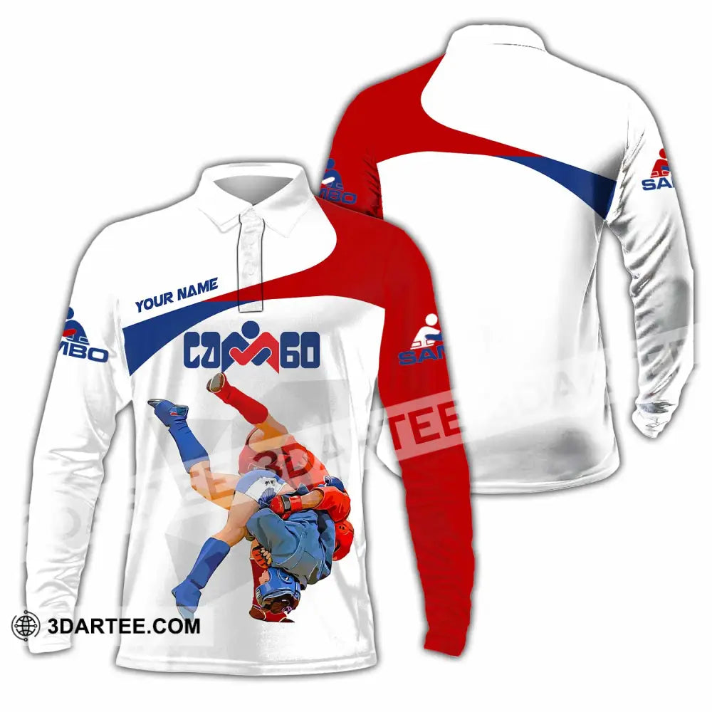 Unisex Shirt - Custom Sambo Shirt Long Sleeve Polo / S T-shirt