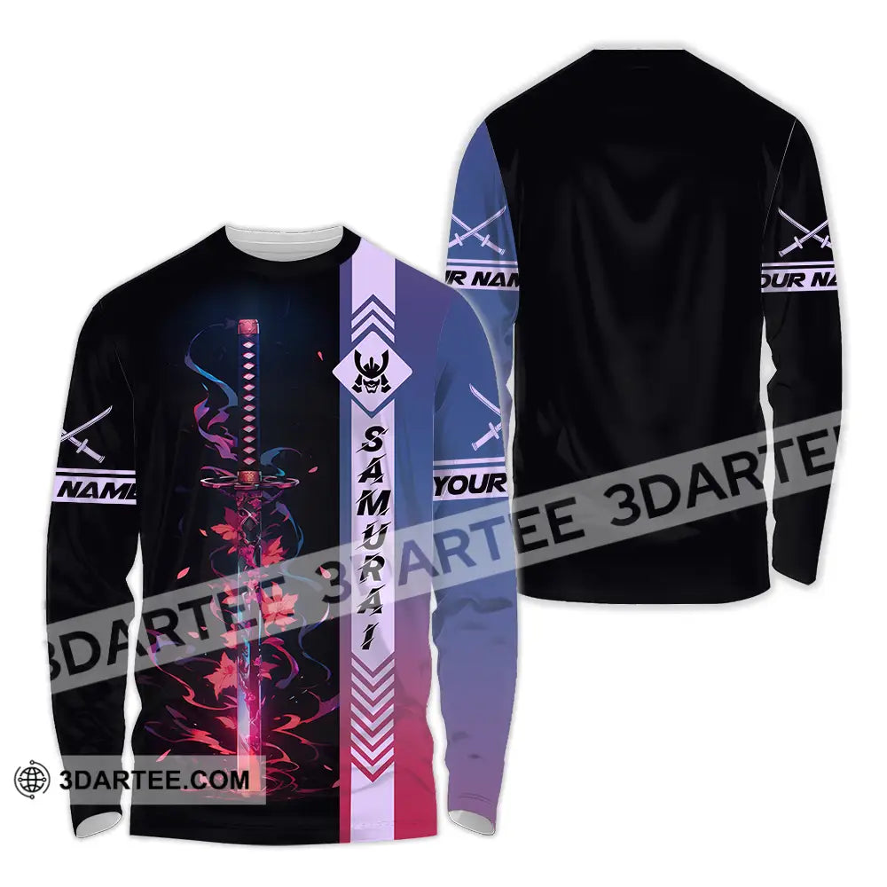 Unisex Shirt - Custom Samurai Shirt Long Sleeve Shirt / S T-shirt
