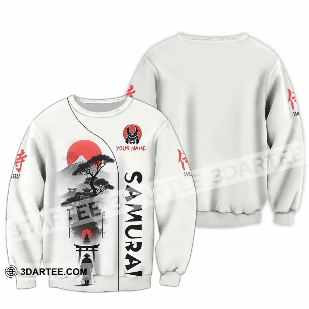 Unisex Shirt Custom Samurai Shirt Long Sleeve / S T shirt
