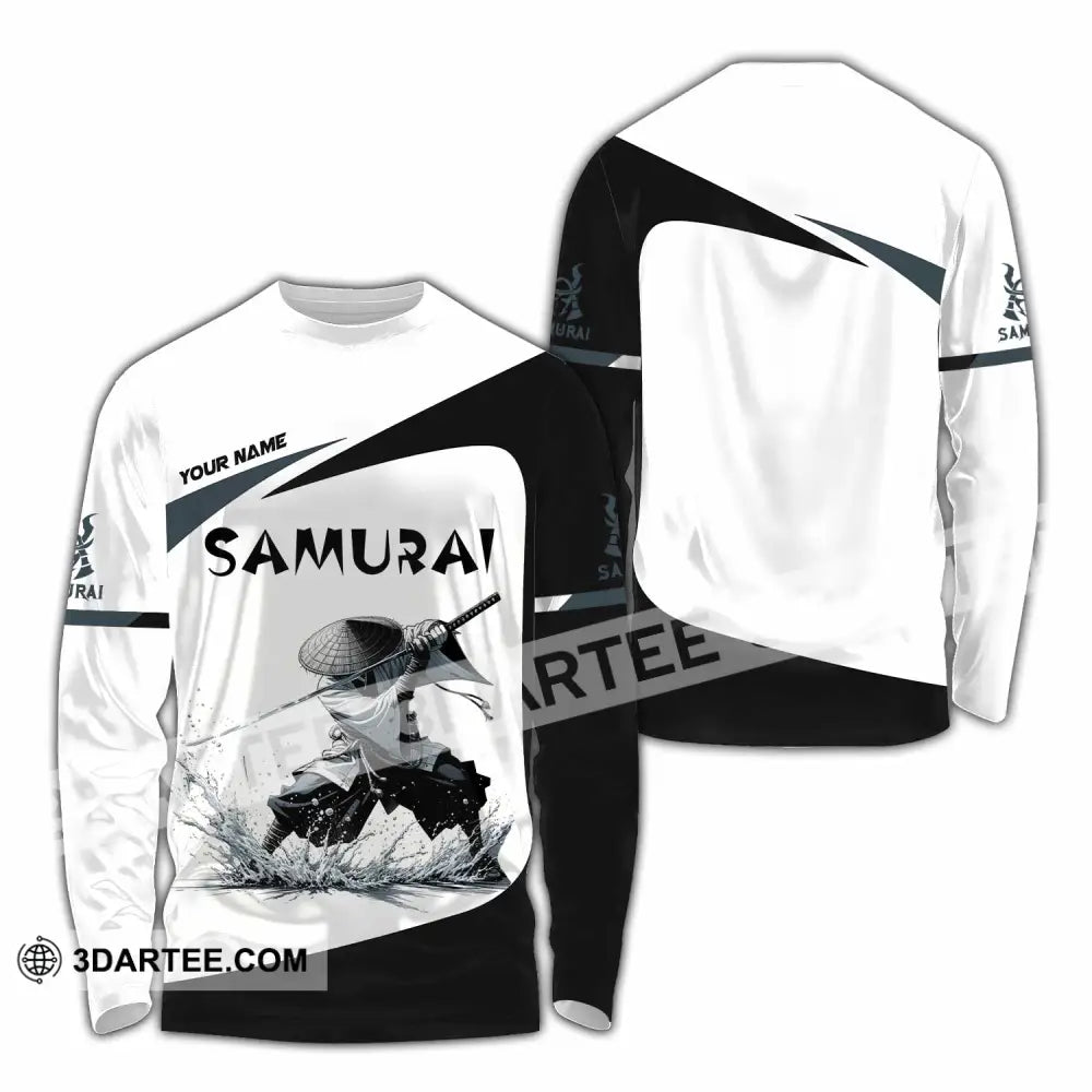 Unisex Shirt Custom Samurai Shirt Long Sleeve Shirt / S T shirt