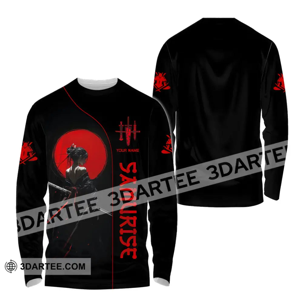 Unisex Shirt - Custom Samurai Shirt Long Sleeve Shirt / S T-shirt