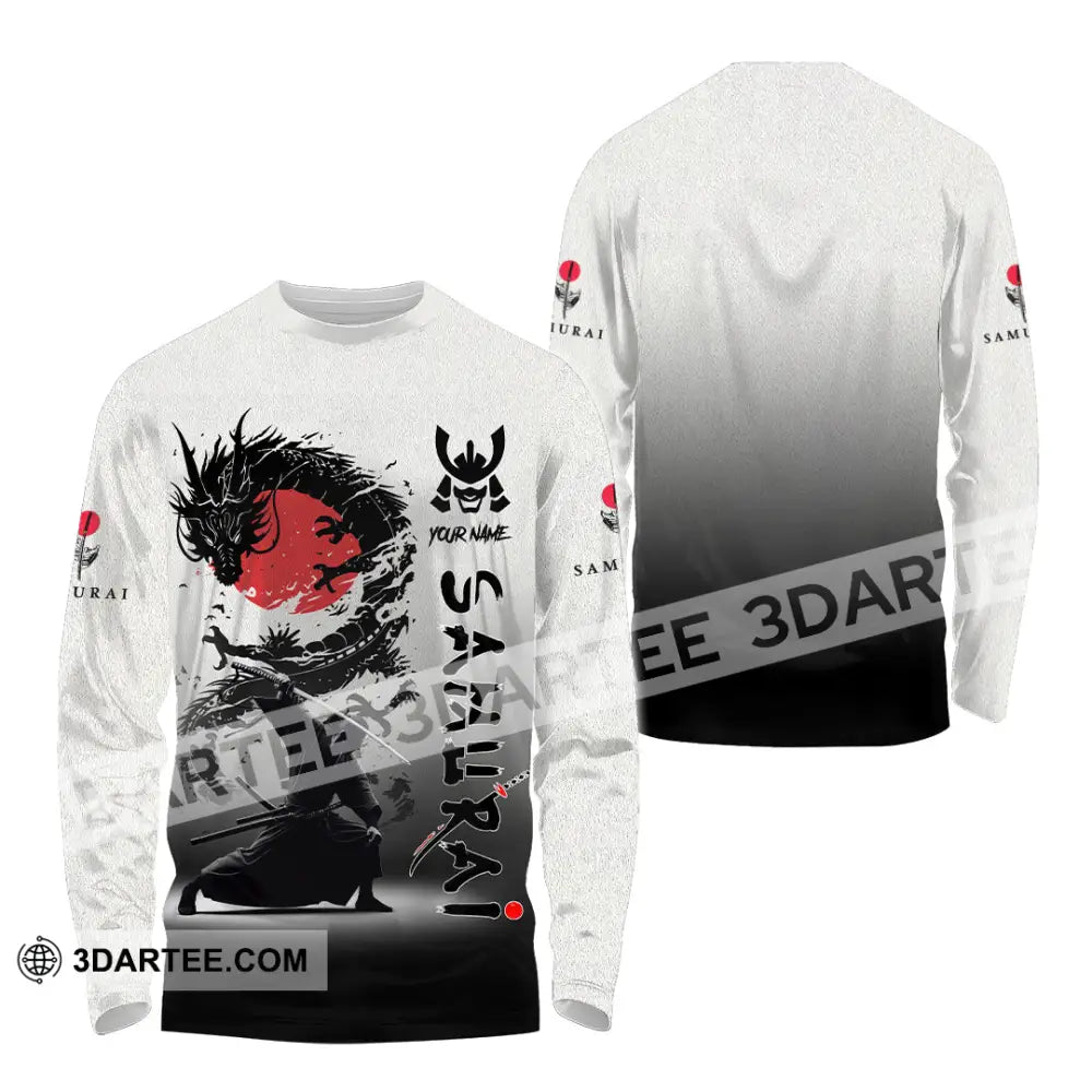 Unisex Shirt Custom Samurai Shirt Long Sleeve Shirt / S T shirt