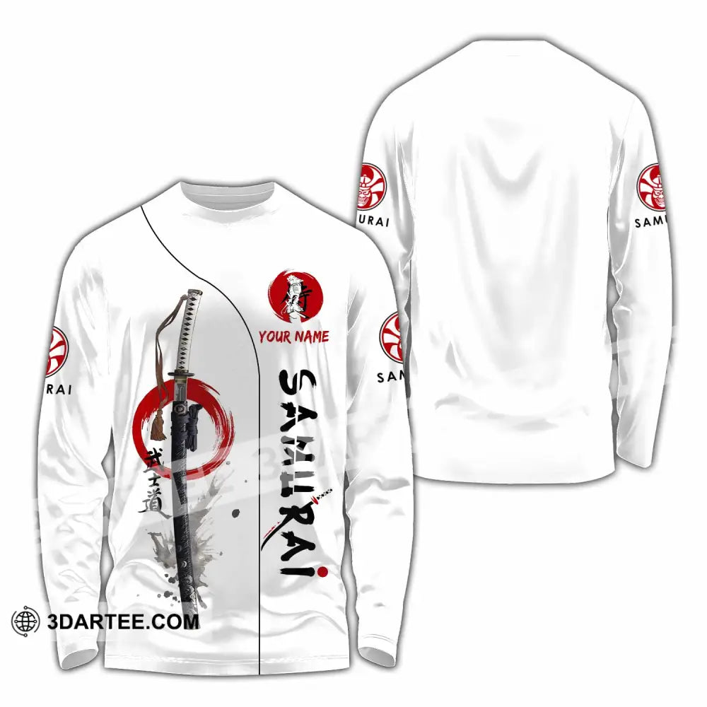 Unisex Shirt - Custom Samurai Shirt Long Sleeve Shirt / S T-shirt