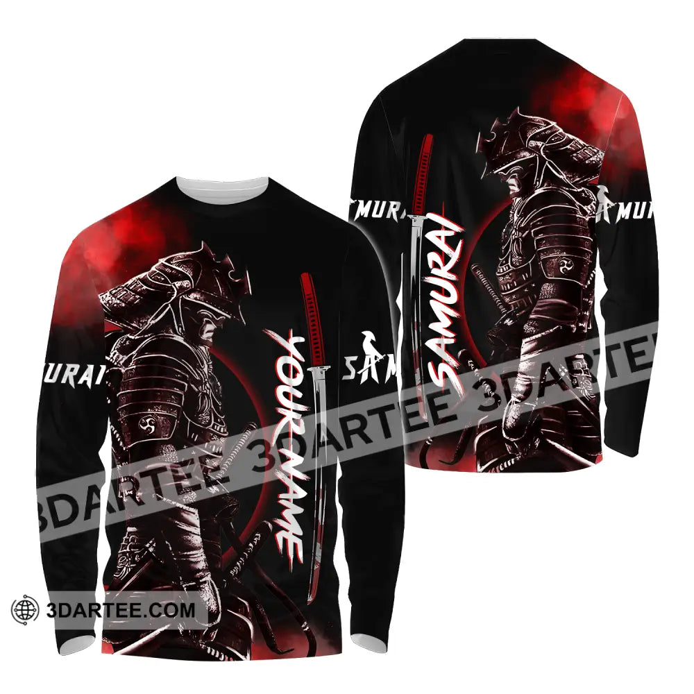 Unisex Shirt - Custom Samurai Name Long Sleeve / S T-Shirt