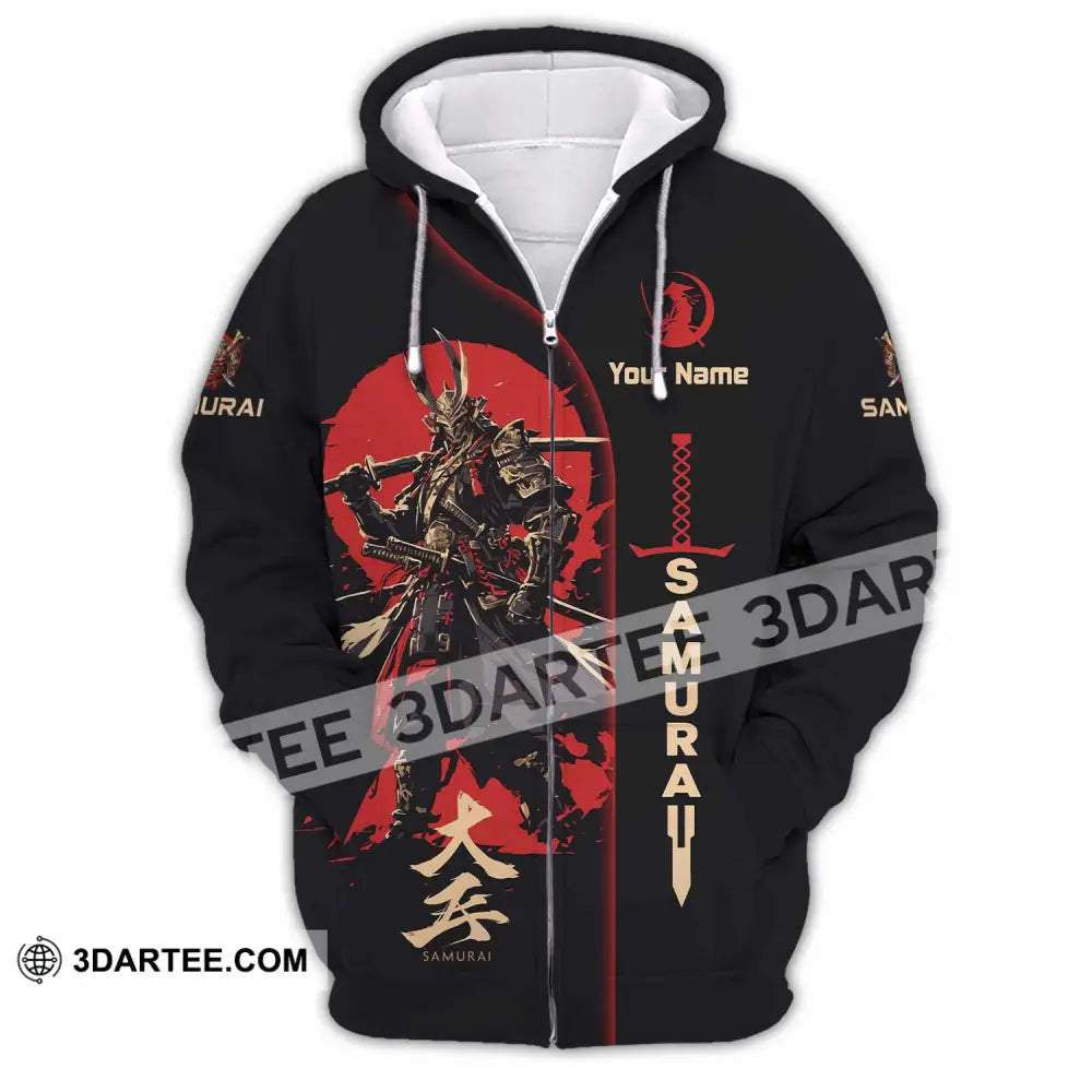 Unisex Shirt - Custom Samurai Shirt - Zipper Hoodie / S - T-shirt