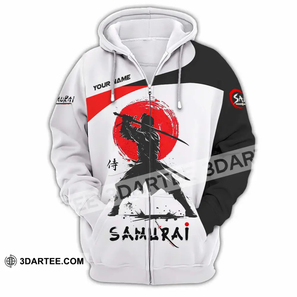Unisex Shirt - Custom Samurai Shirt - Zipper Hoodie / S - T-shirt