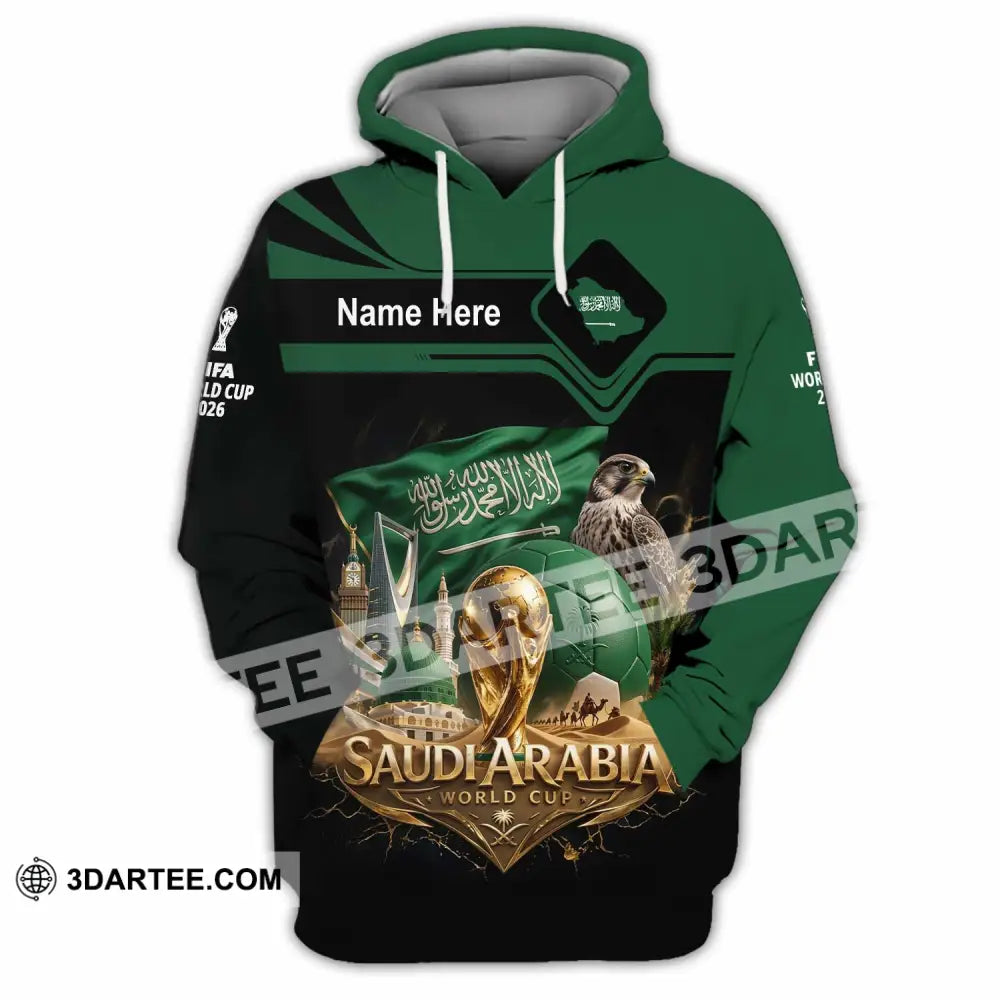 Unisex Shirt - Custom Saudi Arabia World Cup 2026 Shirt - Hoodie / S - T-shirt