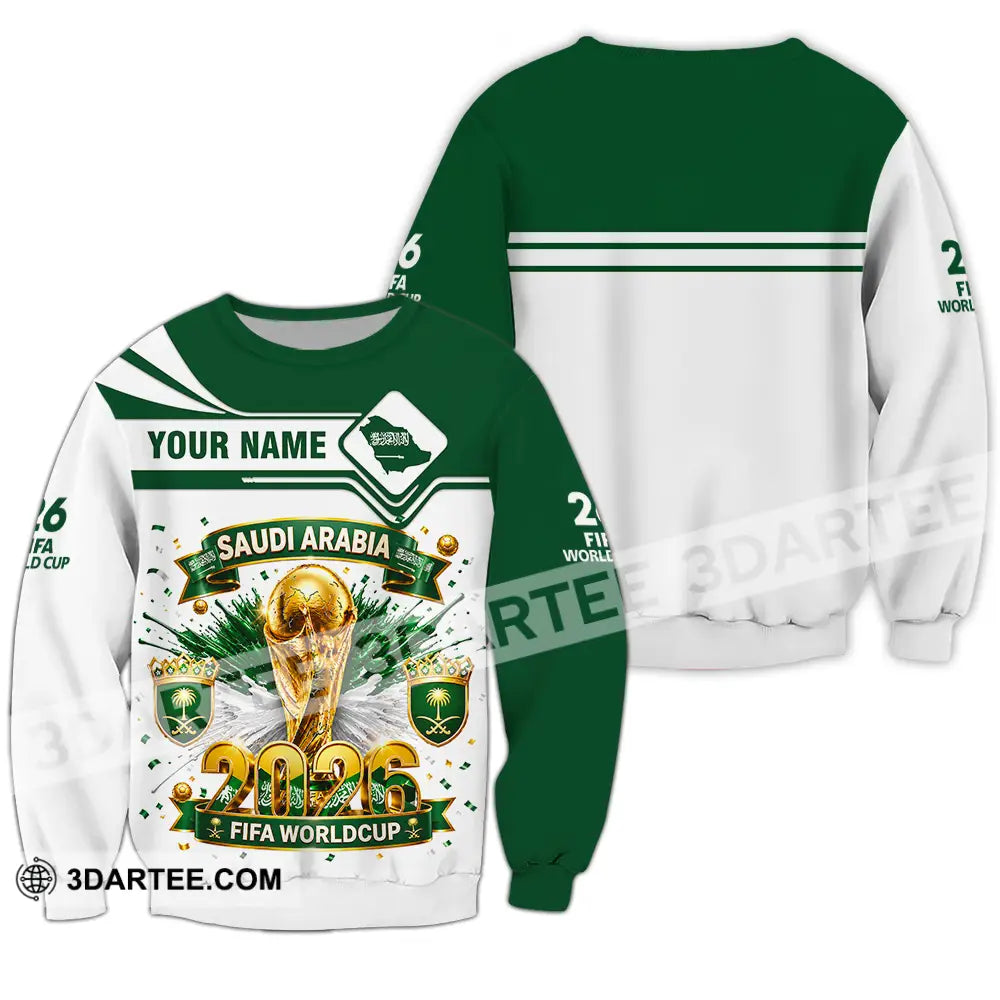 Unisex Shirt - Custom Saudi Arabia World Cup 2026 Shirt - Long Sleeve / S - T-shirt