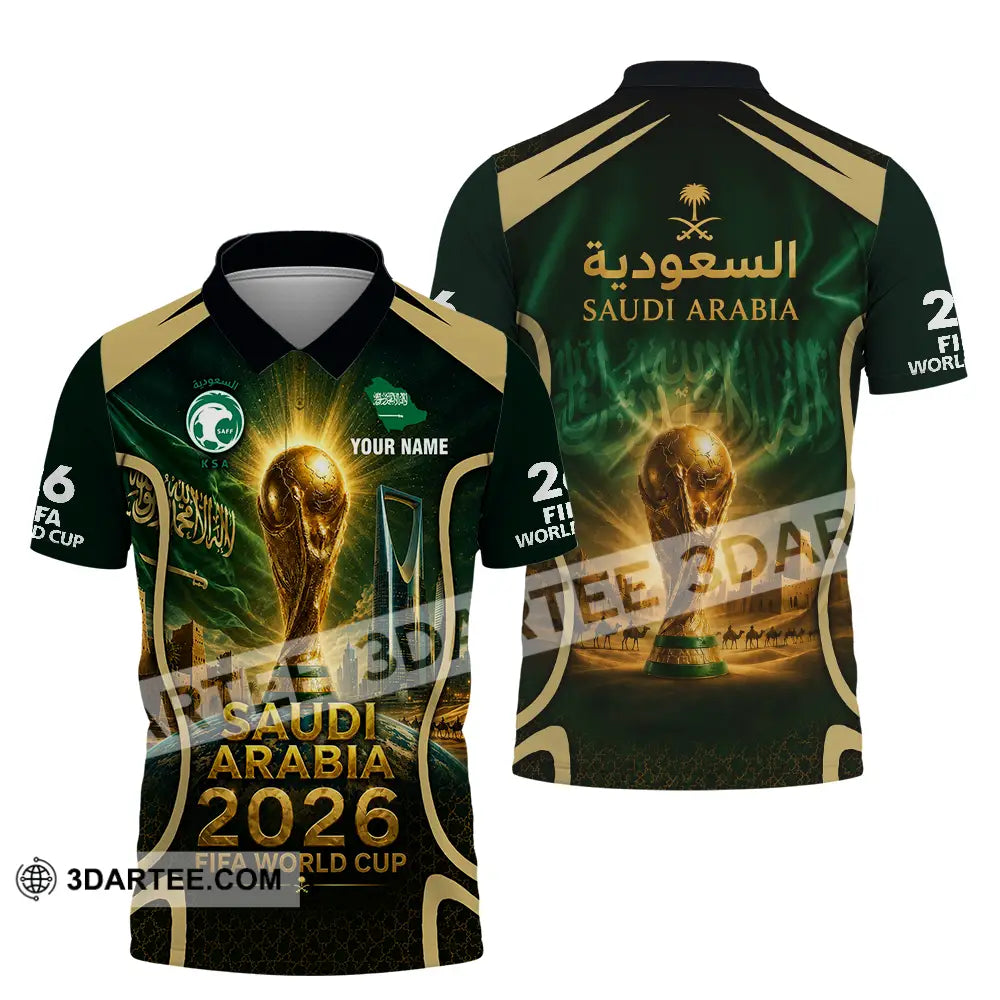Unisex Shirt - Custom Saudi Arabia World Cup 2026 Shirt - Polo Shirt / S - T-shirt