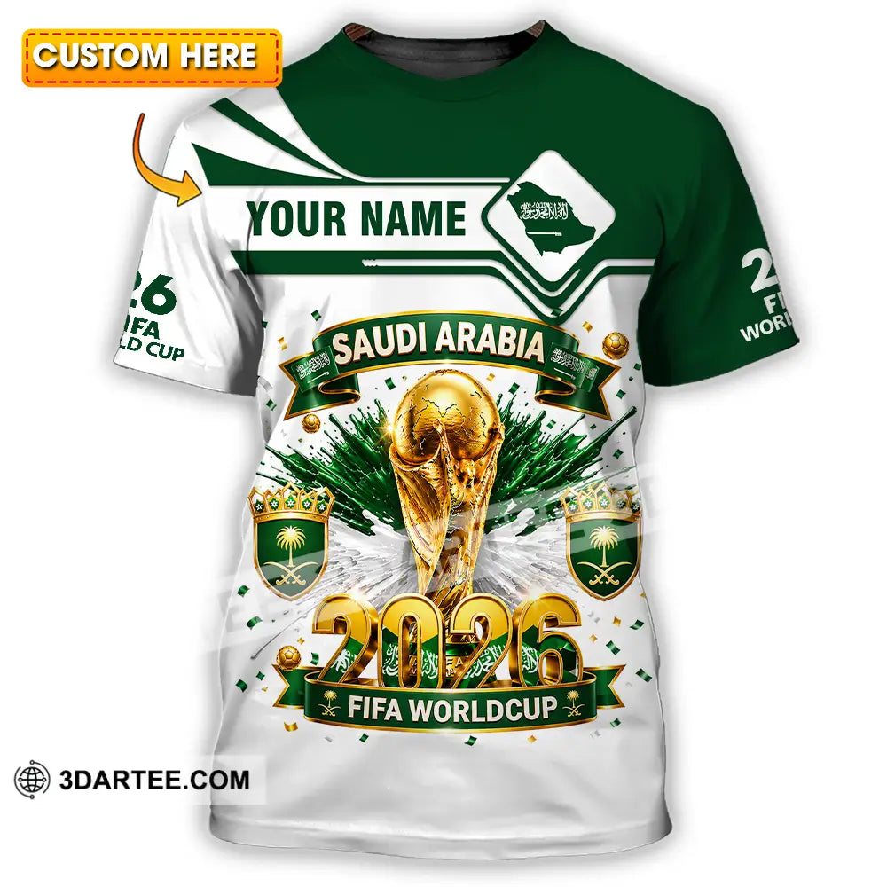 Unisex Shirt - Custom Saudi Arabia World Cup 2026 Shirt - T-shirt