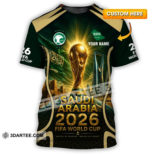 Unisex Shirt - Custom Saudi Arabia World Cup 2026 Shirt - T-shirt
