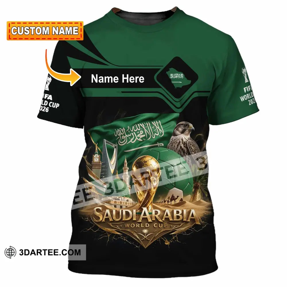 Unisex Shirt - Custom Saudi Arabia World Cup 2026 Shirt - T-shirt