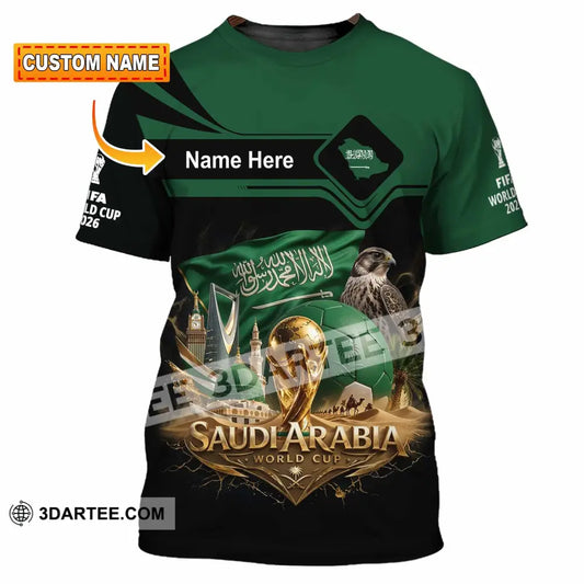 Unisex Shirt - Custom Saudi Arabia World Cup 2026 Shirt - T-shirt