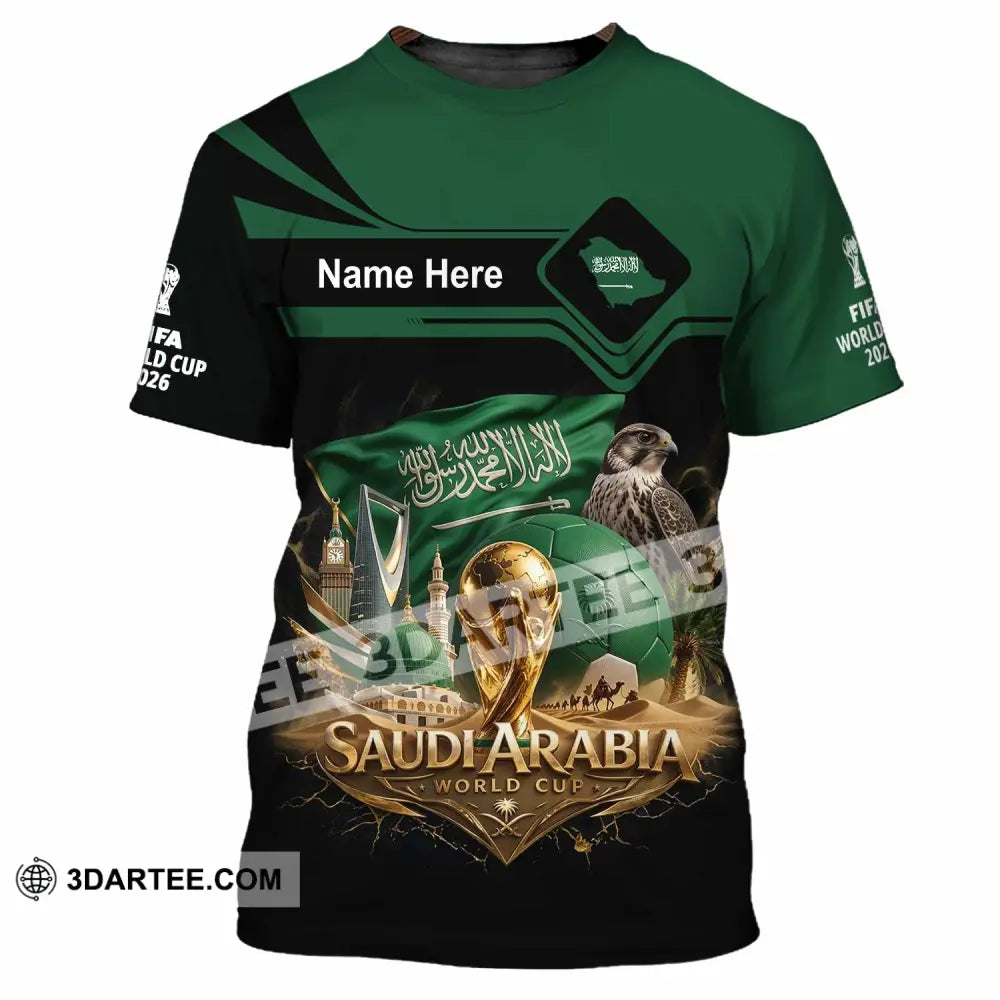 Unisex Shirt - Custom Saudi Arabia World Cup 2026 Shirt - T-Shirt / S - T-shirt