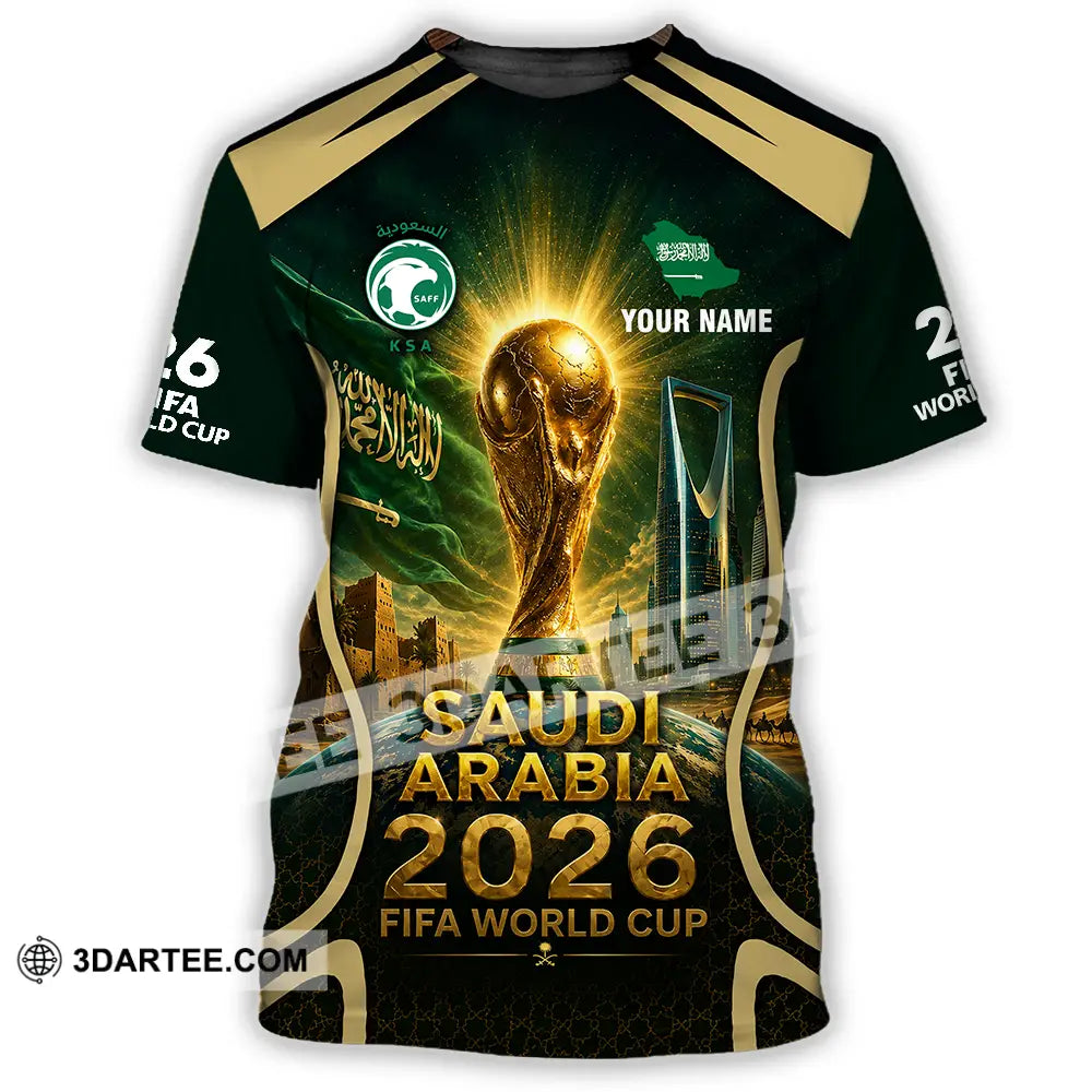 Unisex Shirt - Custom Saudi Arabia World Cup 2026 Shirt - T-Shirt / S - T-shirt