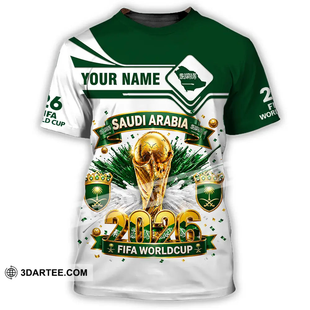 Unisex Shirt - Custom Saudi Arabia World Cup 2026 Shirt - T-Shirt / S - T-shirt