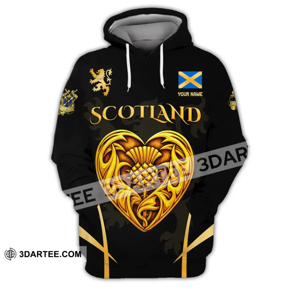 Unisex Shirt - Custom Scotland 3D Shirt Hoodie / S T-shirt