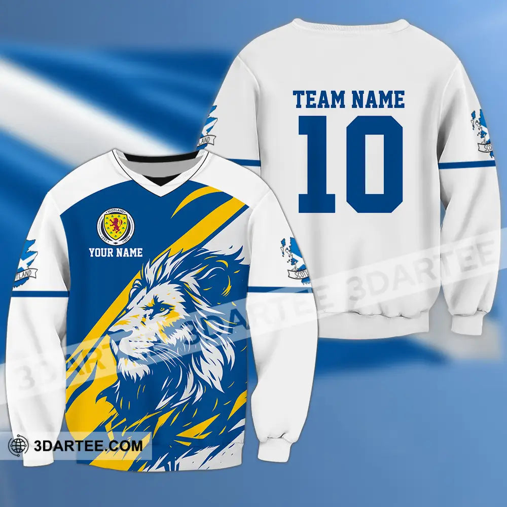 Unisex Shirt - Custom Scotland 3D Shirt Long Sleeve / S T-shirt