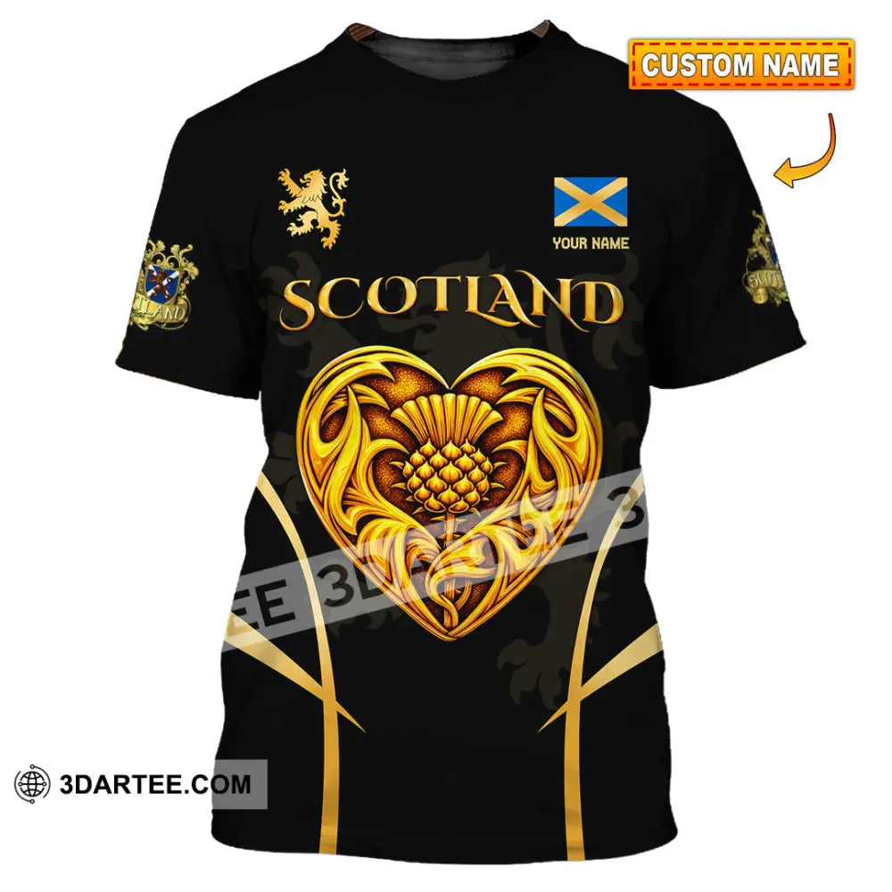 Unisex Shirt - Custom Scotland 3D Shirt T-shirt