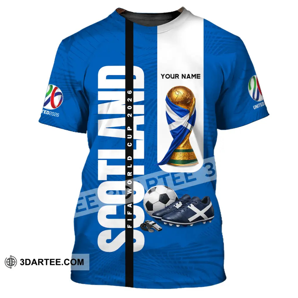 Unisex Shirt - Custom Scotland World Cup 2026 3D Shirt - T-Shirt / S - T-shirt