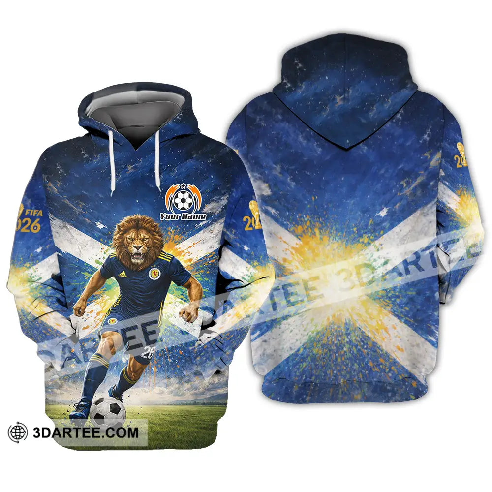 Unisex Shirt - Custom Scotland Fifa World Cup 2026 3D Shirt Hoodie / S T-shirt