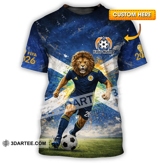 Unisex Shirt - Custom Scotland Fifa World Cup 2026 3D Shirt T-shirt