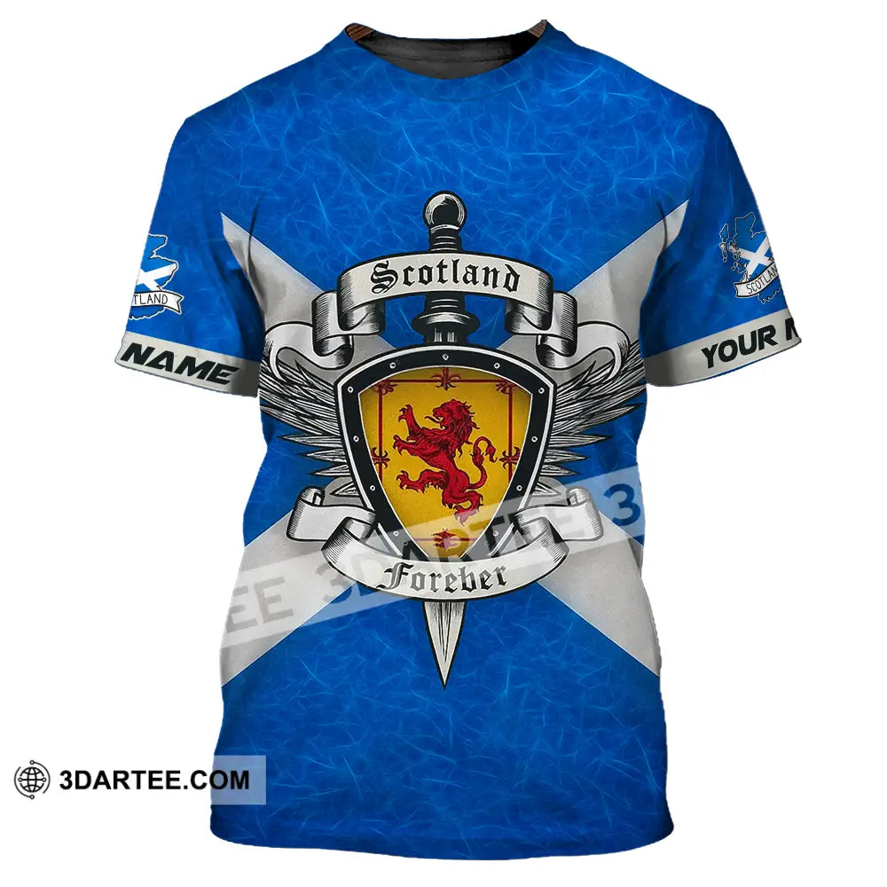 Unisex Shirt - Custom Scotland Forever Shirt T-Shirt / S T-shirt